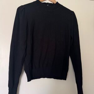 Elegant Black Long Sleeve Top